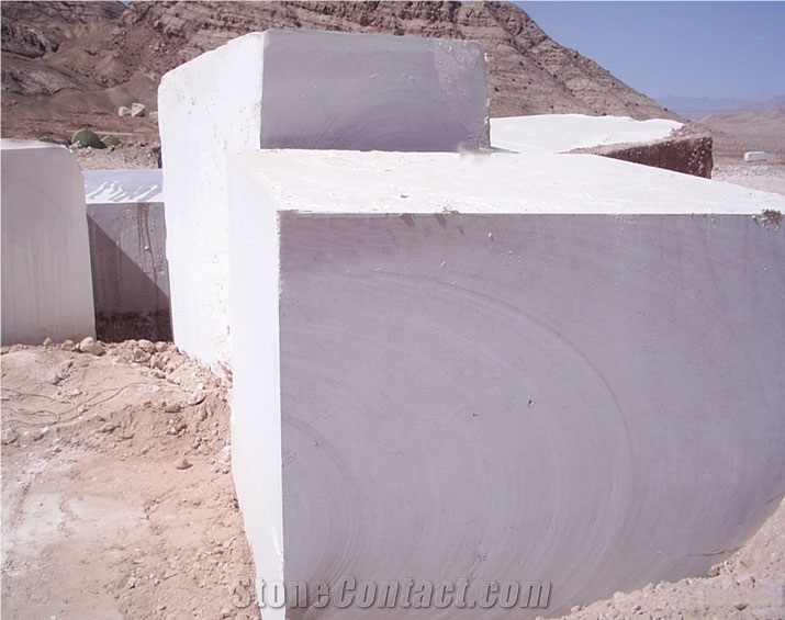 Negar Marble Block, Iran White Marble