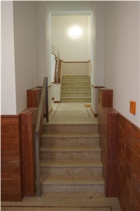 Persian Red Travertine Project
