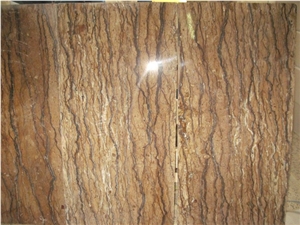 Brown Azarshar Travertine Slabs, Iran Brown Travertine