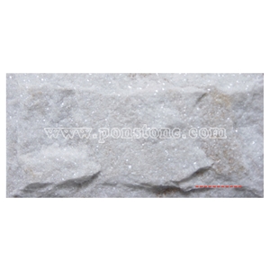 White Quartzite Mushroom Stone