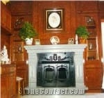 Granite Fireplace Mantel, Campanario Yellow Granite