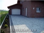 Grey Quintana Granite Cobble, Pavers, Quintana Grey Granite