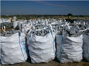 Gris Quintana Cobble Stone, Paving Stone, Quintana Grey Granite Paving Stone