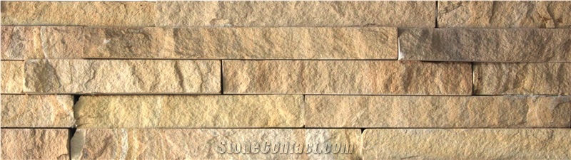 3764 Wooden Vein Sandstone Walling, Wooden Vein Yellow Sandstone Walling