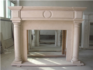 Afterglow Red Marble Fireplace Mantel 5523