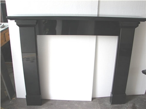 Black Granite Fireplace Mantel 5546