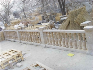 Yellow Marble Balustrade