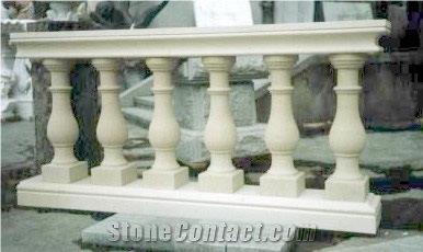 White Marble Balustrade