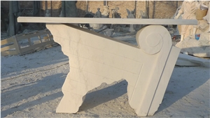 Marble Dinner Table, White Marble Table