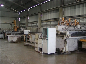 Stone Sawing Production Line for Slabs to Tiles