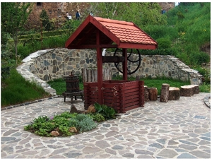Irregular Tiles, Grey Basalt Flagstone
