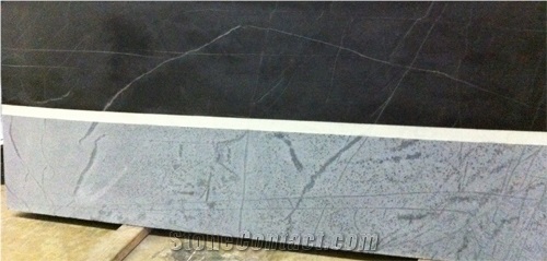 Mumbai Gray Soapstone Tiles, India Grey Soapstone