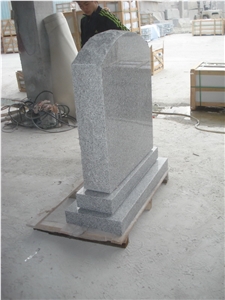 G603 Polished Tombstone, G603 Grey Granite Tombstone