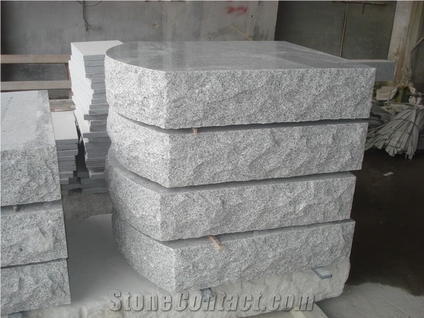 G603 Polished Tombstone, G603 Grey Granite Tombstone