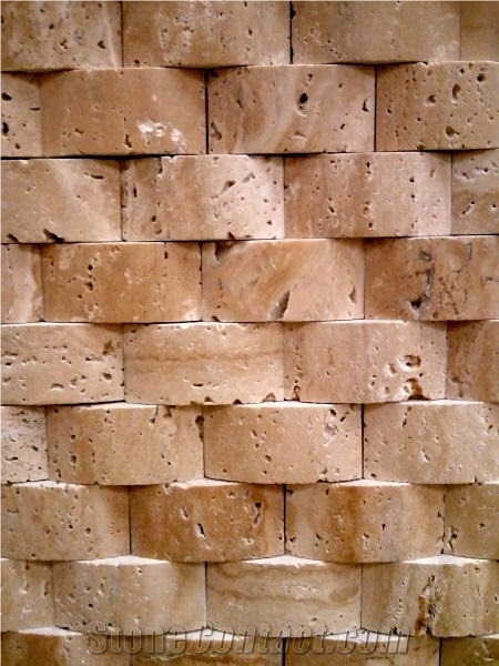 Travertine Stone Mosaic, Beige Travertine Mosaic