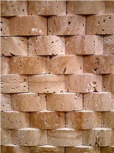 Travertine Stone Mosaic, Beige Travertine Mosaic