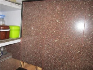 Deccan Tiara, India Red Granite Slabs & Tiles