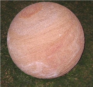Old Look Teak Sandstone Ball