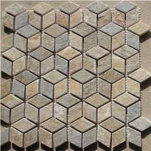 Chinese Natural Slate Mosaic Tile Chinese Natural Slate Mosaic Tile