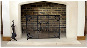 Bathstone Fireplace, Bath Stone Beige Limestone