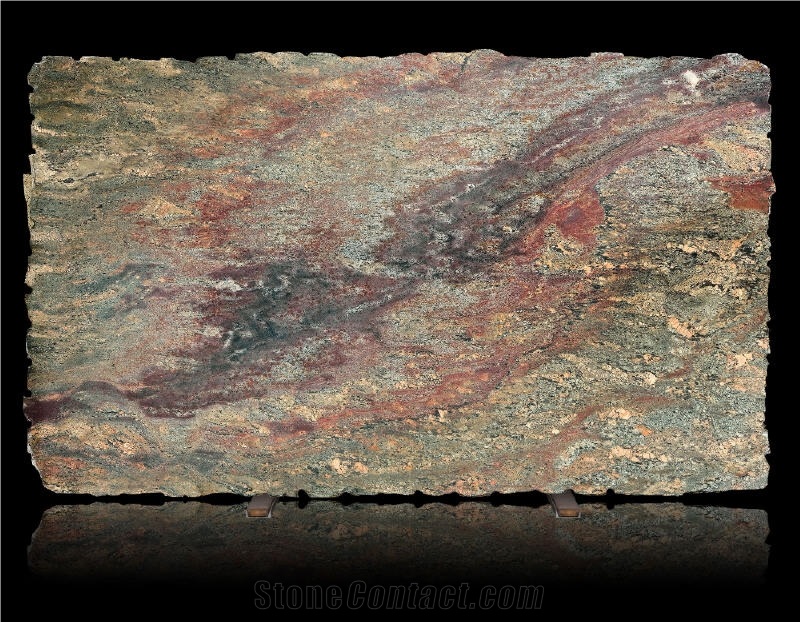 Crema Bordeaux Granite Slabs