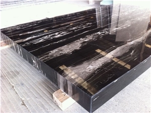 Potoro Silver Marble Countertop,Silver Dragon Black Marble Countertop