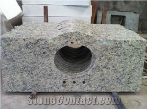 Santa Cecilia Light Granite Countertop, Santa Cecilia Beige Granite Bath Tops