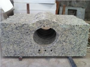 Santa Cecilia Light Granite Countertop, Santa Cecilia Beige Granite Bath Tops