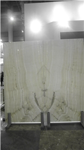 Light Green Vein Onyx Slab