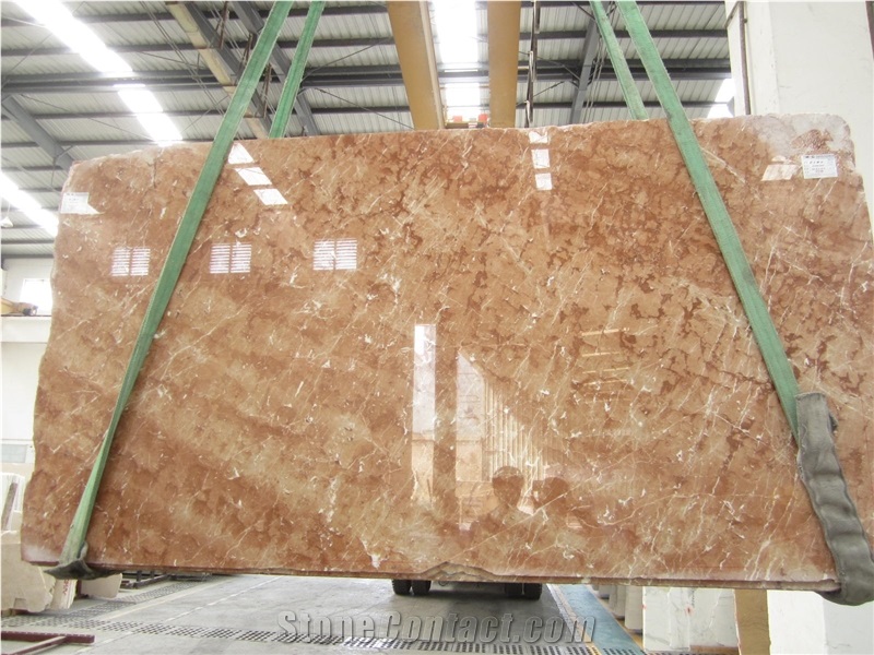 Red Marble Polish Slab Tile