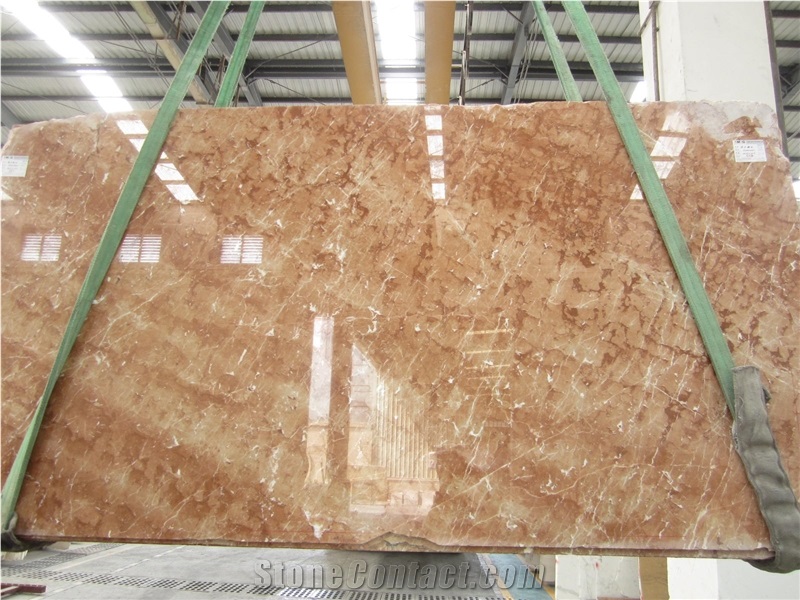 Red Marble Polish Slab Tile