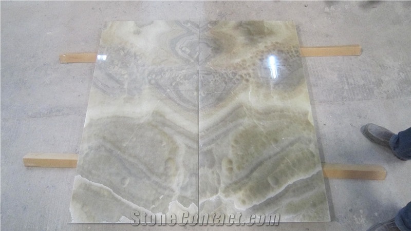 Yellow Onyx Bubble Onyx Slab