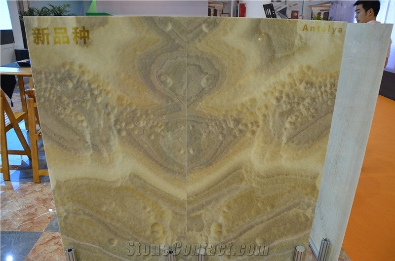 Yellow Onyx Bubble Onyx Slab