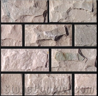 Pink Quartzite Mushroom Stone