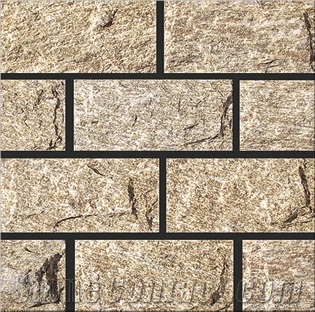 Yellow Quartzite Mushroom Stone