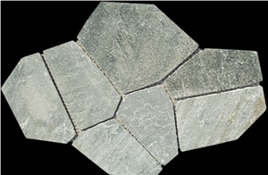 Net-pasted Flagstone, Grey Slate Flagstone