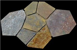 Net-pasted Flagstone Net-pasted Flagstone