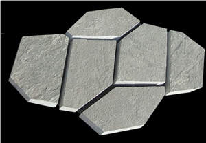 Net-pasted Flagstone, Grey Slate Flagstone
