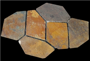 Net-pasted Flagstone Net-pasted Flagstone