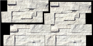 Quartzite Cultured Stone Wall Panel, White Quartzite Cultured Stone Quartzite Cultured Stone Wall Panel, White Quartzite Cultured Stone