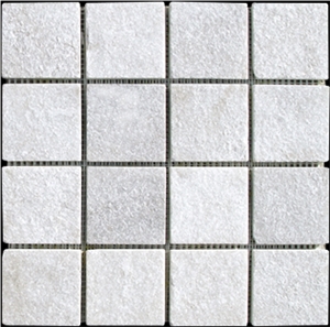 White Quartzite Mosaic White Quartzite Mosaic
