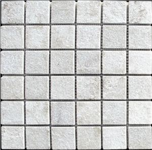 White Quartzite Mosaic