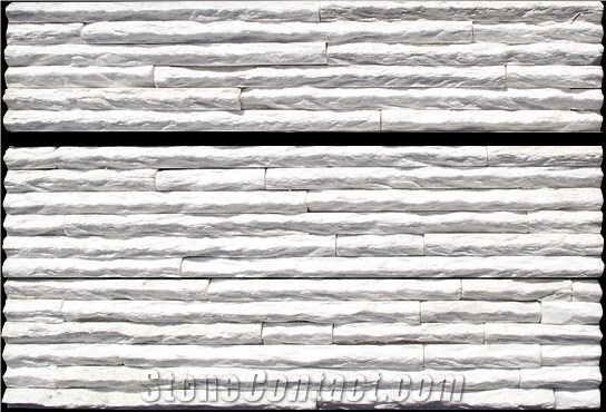 Quartzite Wall Panel, White Quartzite Cultured Stone