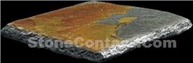 Rust Slate Hollow Pillar Cap