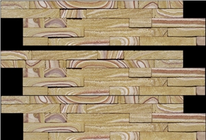 Sandstone Wall Cultured Stone, Brown Sandstone Cultured Stone