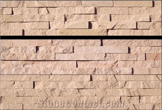 Sandstone Wall Panel, Pink Sandstone Cultured Stone