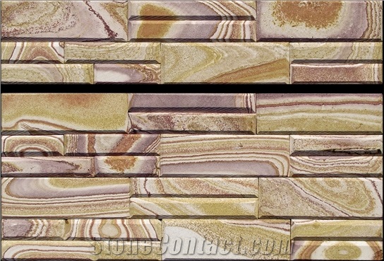 Sandstone Wall Panel, Yellow Sandstone Cultured Stone