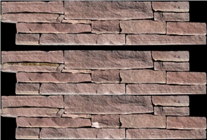 Sandstone Wall Panel, Red Sandstone Cultured Stone