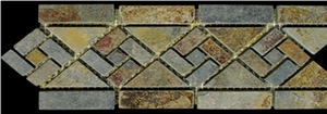 Slate Mosaic Border Line