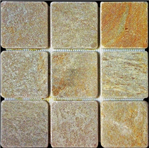Yellow Slate Mosaic